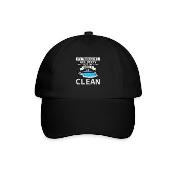 Conceptions de sauveteurs pour les techniciens de piscine - Casquette classique - noir/noir - Devant