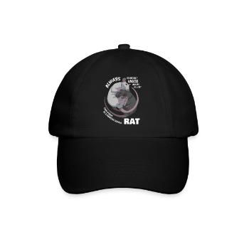 Sei immer du selbst außer du kannst eine Ratte sei - Baseballkappe - Schwarz/Schwarz - Vorne