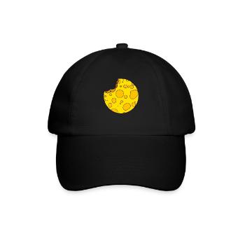 Käse - Baseballkappe - Schwarz/Schwarz - Vorne