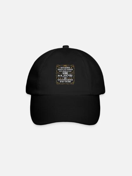 Eisenbahner - Baseballkappe - Schwarz/Schwarz