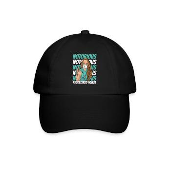 Infirmier - Casquette classique - noir/noir - Devant