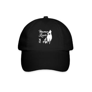 Maman louve 4 - Casquette classique - noir/noir - Devant