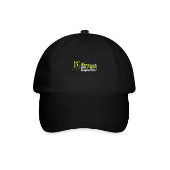 Feuerwehrfrau Feuerwehr Feuerwehrmann Mama - Baseballkappe - Schwarz/Schwarz - Vorne