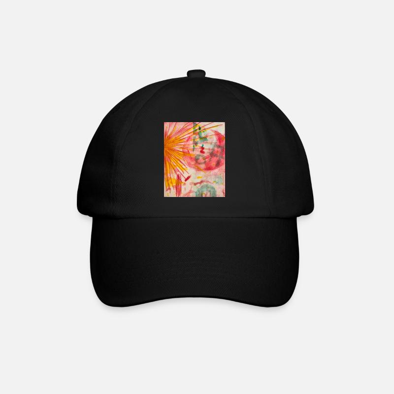 Abstract Art - Baseball Cap - black/black