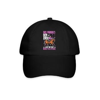 Voltigieren - Baseballkappe - Schwarz/Schwarz - Vorne