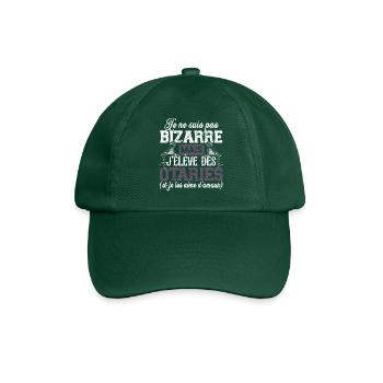 Otarie Phoque Animal Zoo Mammifère Cadeau Humour - Casquette classique - vert bouteille - Devant