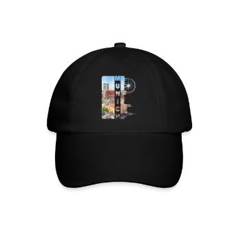 Munich Allemagne Ville Skyline Accueil Amour - Casquette classique - noir/noir - Devant