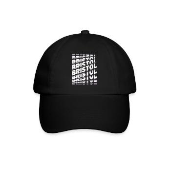 Bristol Angleterre UK City Font Skyline Accueil - Casquette classique - noir/noir - Devant