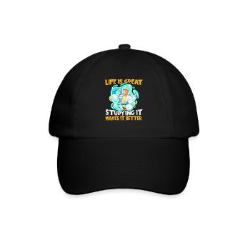 Biology Biologist Biology Major - Baseball Cap - black/black - Front