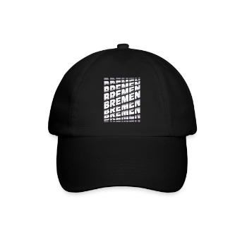 Brême Allemagne City Font Skyline Accueil - Casquette classique - noir/noir - Devant