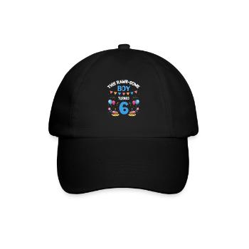 Parasaurolophus Kids Design Dinosaurs - Baseball Cap - black/black - Front