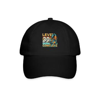 Gaming Birthday Level 30 Complete pour les joueurs. - Casquette classique - noir/noir - Devant