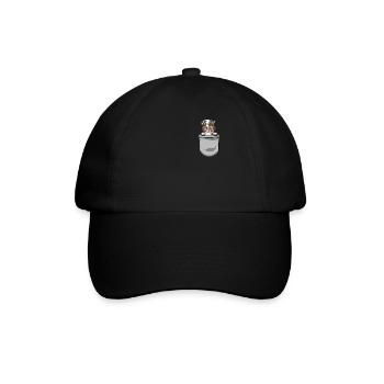 Chiens cadeaux de berger australien - Casquette classique - noir/noir - Devant
