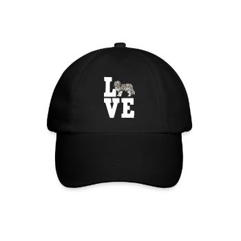 Bearded Collie Gift Chiens - Casquette classique - noir/noir - Devant
