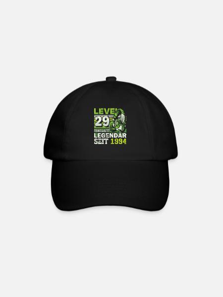 Level 29 freigeschaltet legendär seit 1994 - Baseballkappe - Schwarz/Schwarz