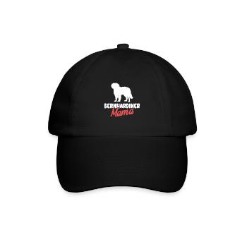 Bernhardiner Geschenk Hunde - Baseballkappe - Schwarz/Schwarz - Vorne