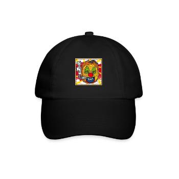 MONSTER CLOWN PUMPKIN Halloween Apokalypse Horror - Baseballkappe - Schwarz/Schwarz - Vorne