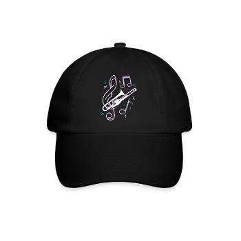 Posaune Musik Orchester - Baseballkappe - Schwarz/Schwarz - Vorne