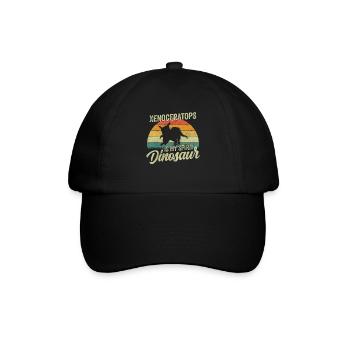 Xenoceratops Dinosaur Children Dino Gift - Baseball Cap - black/black - Front