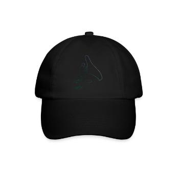 hydrofoil wingsurf wingfoil Women wingsurfing - Baseball Cap - black/black - Front