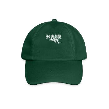 Hairdresser Hairstylist Scissors Hair Hustler - Baseball Cap - bottle green - Front