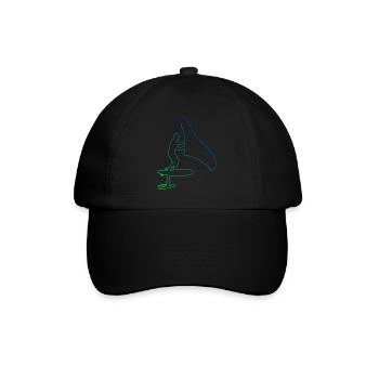 foilwing wingsurf men hydrofoil wingsurfing - Baseball Cap - black/black - Front