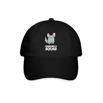 Chinchilla - Escouade de chinchilla - Casquette classique - noir/noir - Devant