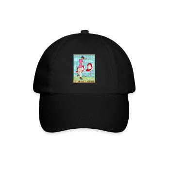 PEE FETISH GIRL GENDER TOILET SEXY - Baseballkappe - Schwarz/Schwarz - Vorne