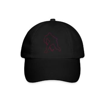 Joueuse de hockey sur glace féminin Jeux de hockey sur glace - Casquette classique - noir/noir - Devant