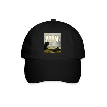 Bundeswehr Sprüche-Design Rödeltrupp - Baseballkappe - Schwarz/Schwarz - Vorne