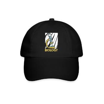Biology Biologist Children Biology - Baseball Cap - black/black - Front