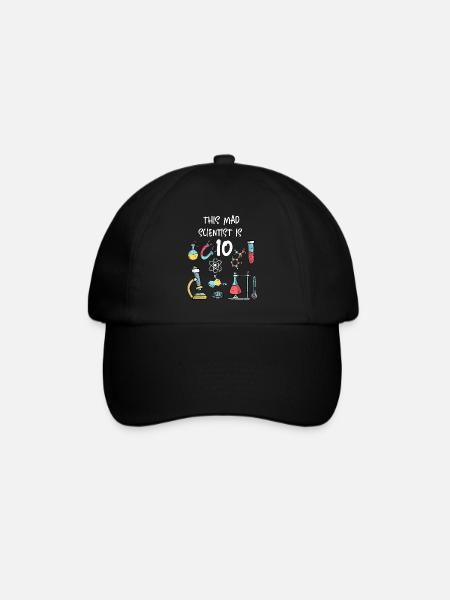 Ce savant fou a 10 ans - Casquette classique - noir/noir