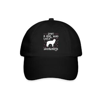 Hovawart Hund Dog Hundehalter - Baseballkappe - Schwarz/Schwarz - Vorne