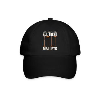 Croquet - Baseball Cap - black/black - Front