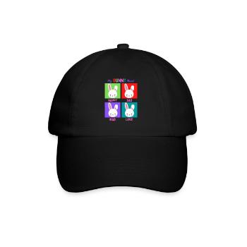My Rabbit Mood - Baseball Cap - black/black - Front