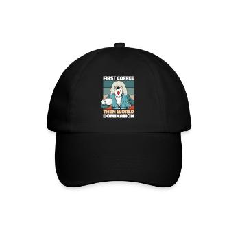 Old English Shepherd Bobtail Coffee - Baseball Cap - black/black - Front