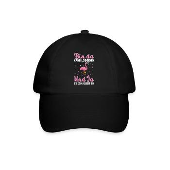 Flamingo JGA - Baseballkappe - Schwarz/Schwarz - Vorne