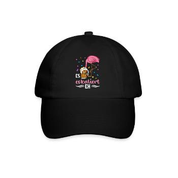 Flamingo JGA - Baseballkappe - Schwarz/Schwarz - Vorne