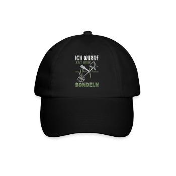 Sondeln - Baseballkappe - Schwarz/Schwarz - Vorne
