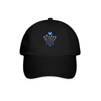Bébé 2023 - Naissance Enceinte 2023 Grossesse - Casquette classique - noir/noir - Devant