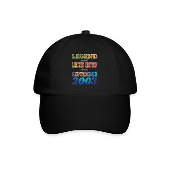 LEGEND AND LIMITED EDITION - Baseballkappe - Schwarz/Schwarz - Vorne