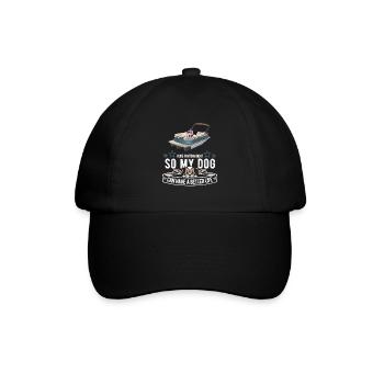 Chien de bateau ponton - Casquette classique - noir/noir - Devant