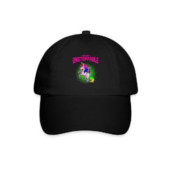 Possum design for opossum lovers and possum - Baseball Cap - black/black - Front