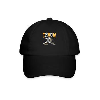 Lancer du javelot athlétisme Lanceur de javelot - Casquette classique - noir/noir - Devant