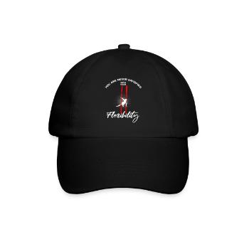 Aerial Silk Dancer for Aerial Ribbon and Aerialist - Baseball Cap - black/black - Front