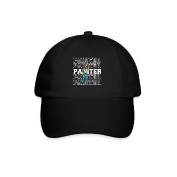 Maler und Lackierer, der Beste und Nervigste Beruf - Baseballkappe - Schwarz/Schwarz - Vorne