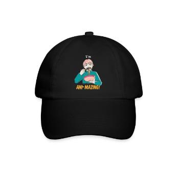 Je suis ANI-Mazing! Retro Anime & Ramen Lover Designs - Casquette classique - noir/noir - Devant