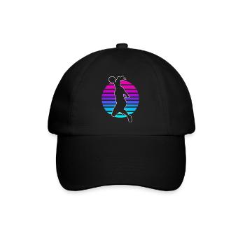 Handball Handball Joueur de handball féminin - Casquette classique - noir/noir - Devant