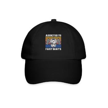 Conception de bateaux de dragster pour les plaisanciers de course - Casquette classique - noir/noir - Devant