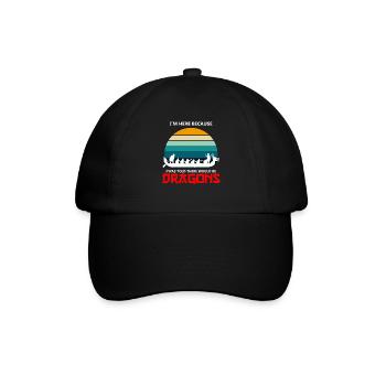 Dragon Boat Race Festival for Dragon Boat - Baseball Cap - black/black - Front